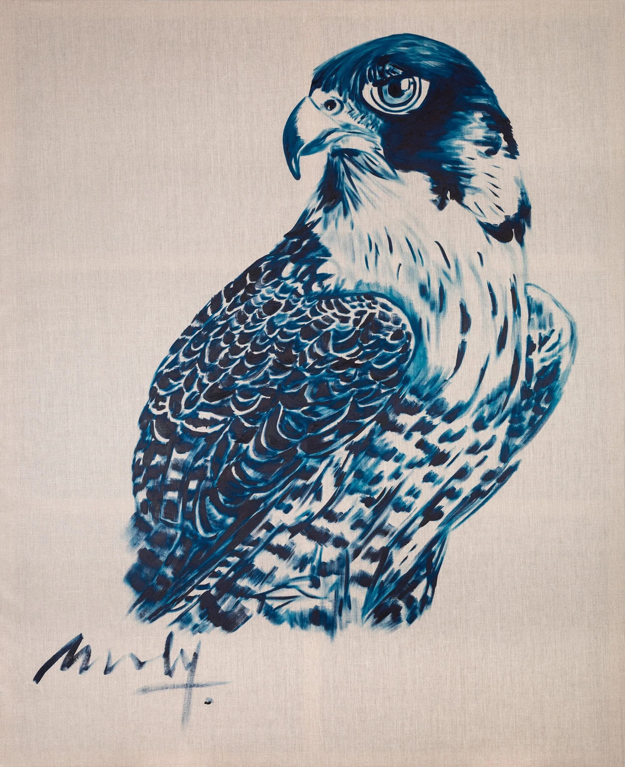 Falco columbarius Portrait, from the Alter Ego Wildlife series by Conor Mccreedy