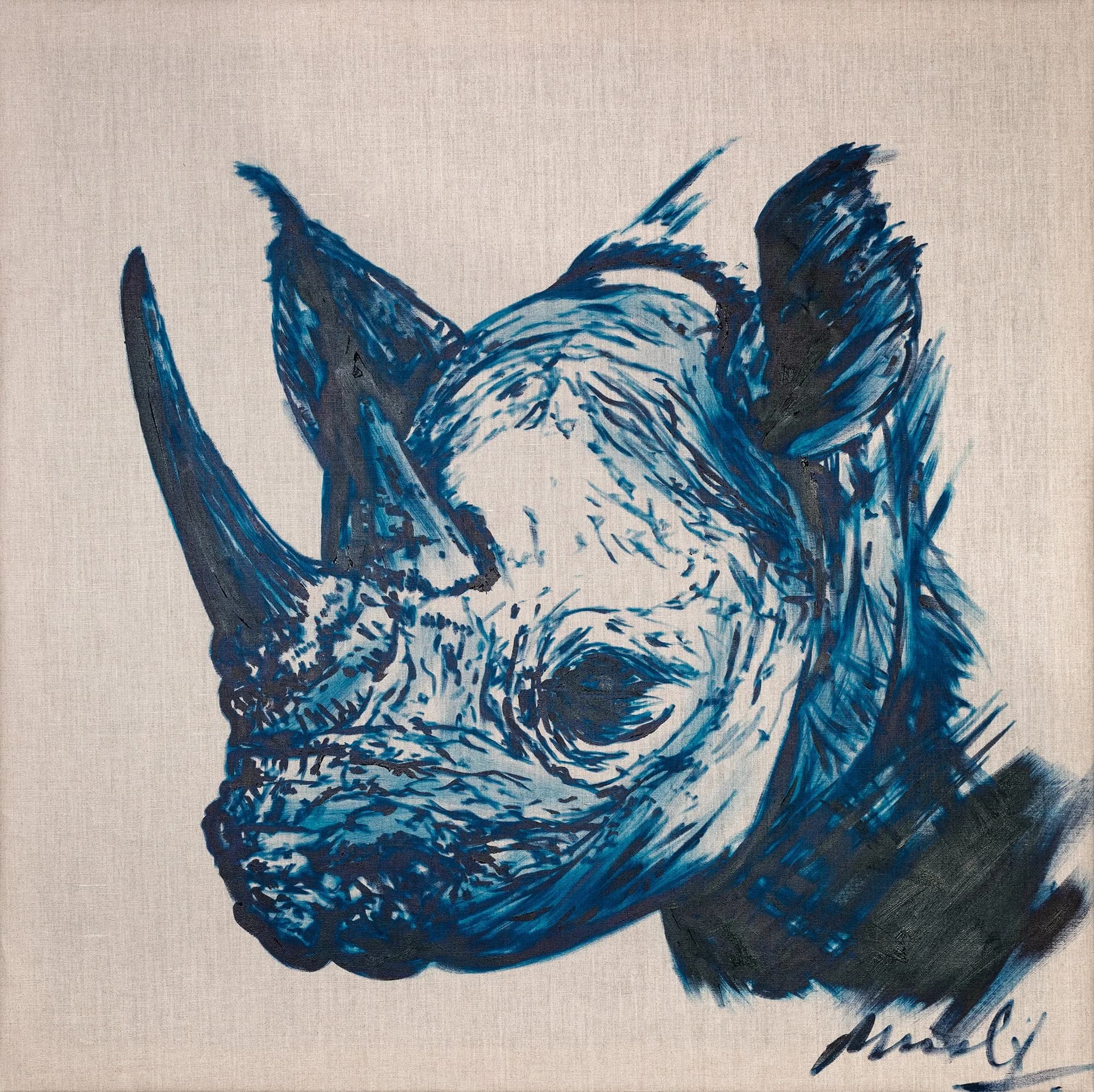 Rhinocerotidae Profile, from the Alter Ego Wildlife series by Conor Mccreedy