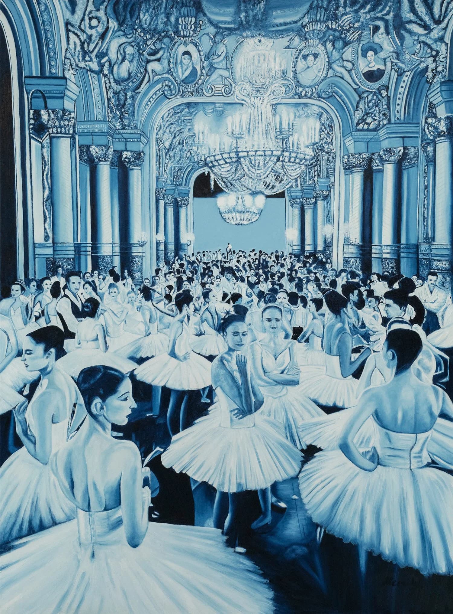 Les Foules se Rassemblent pour la Danse, from the Ballerinas series by Conor Mccreedy
