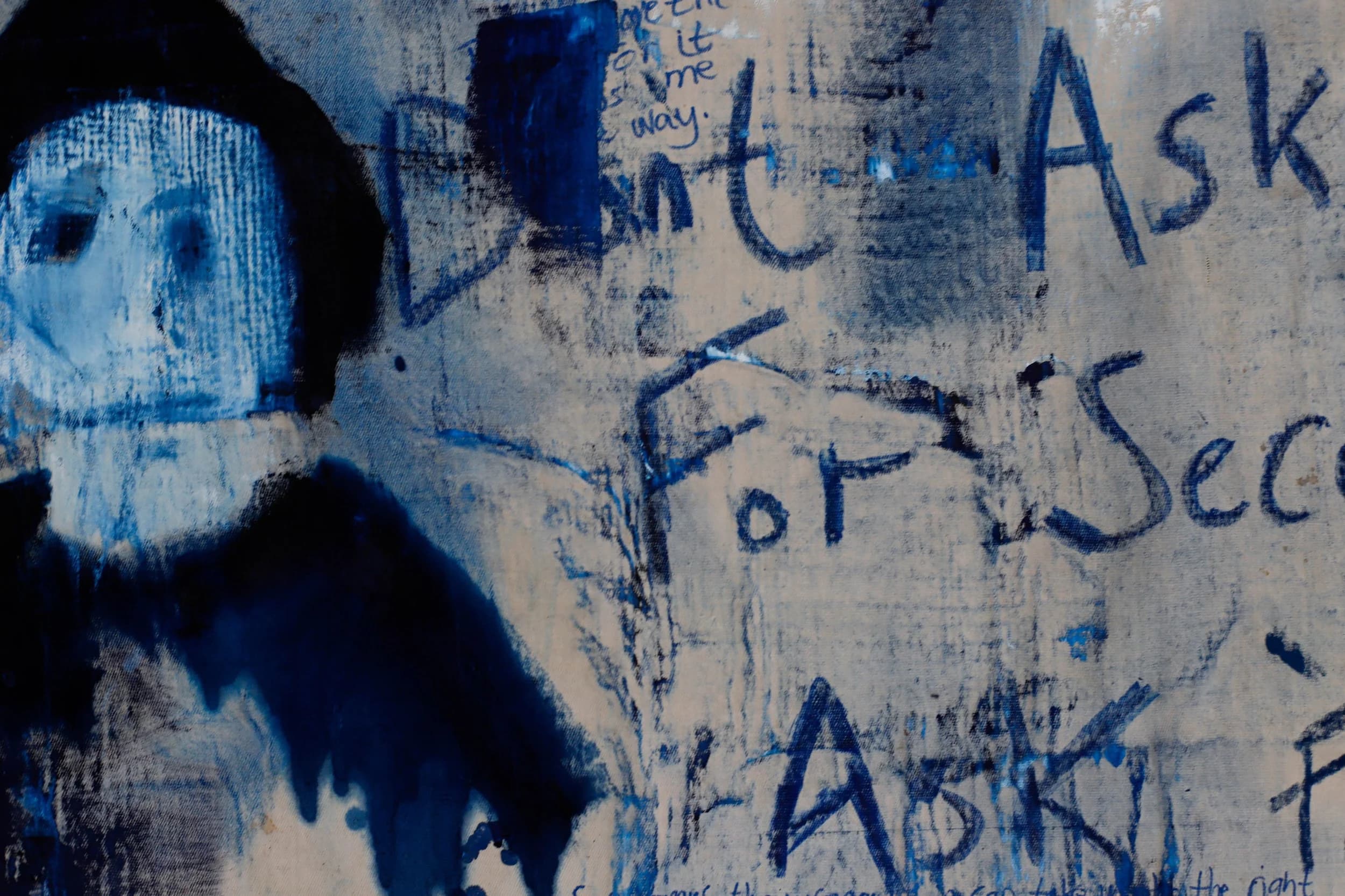 My Blue Narrative — detail 1