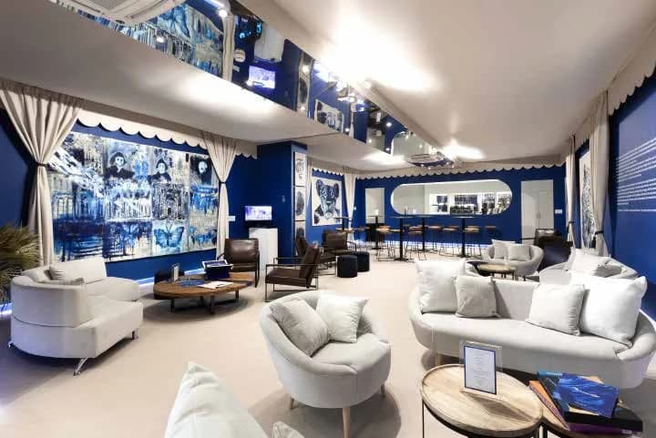Alter-Ego Wildlife Series NetJets Lounge at Art Basel