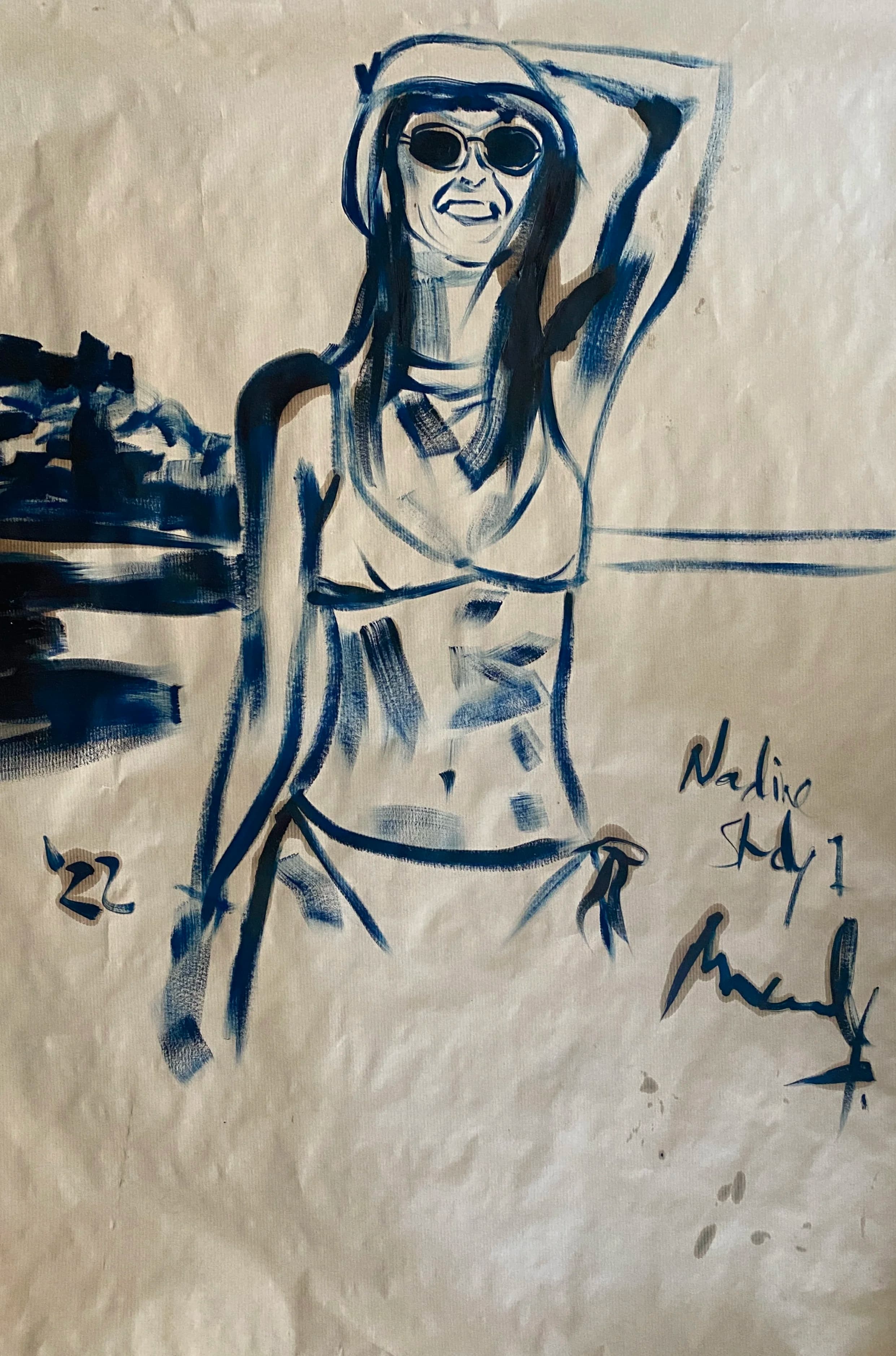 Nadine Beach Study 1, from the Portrait Studies series by Conor Mccreedy