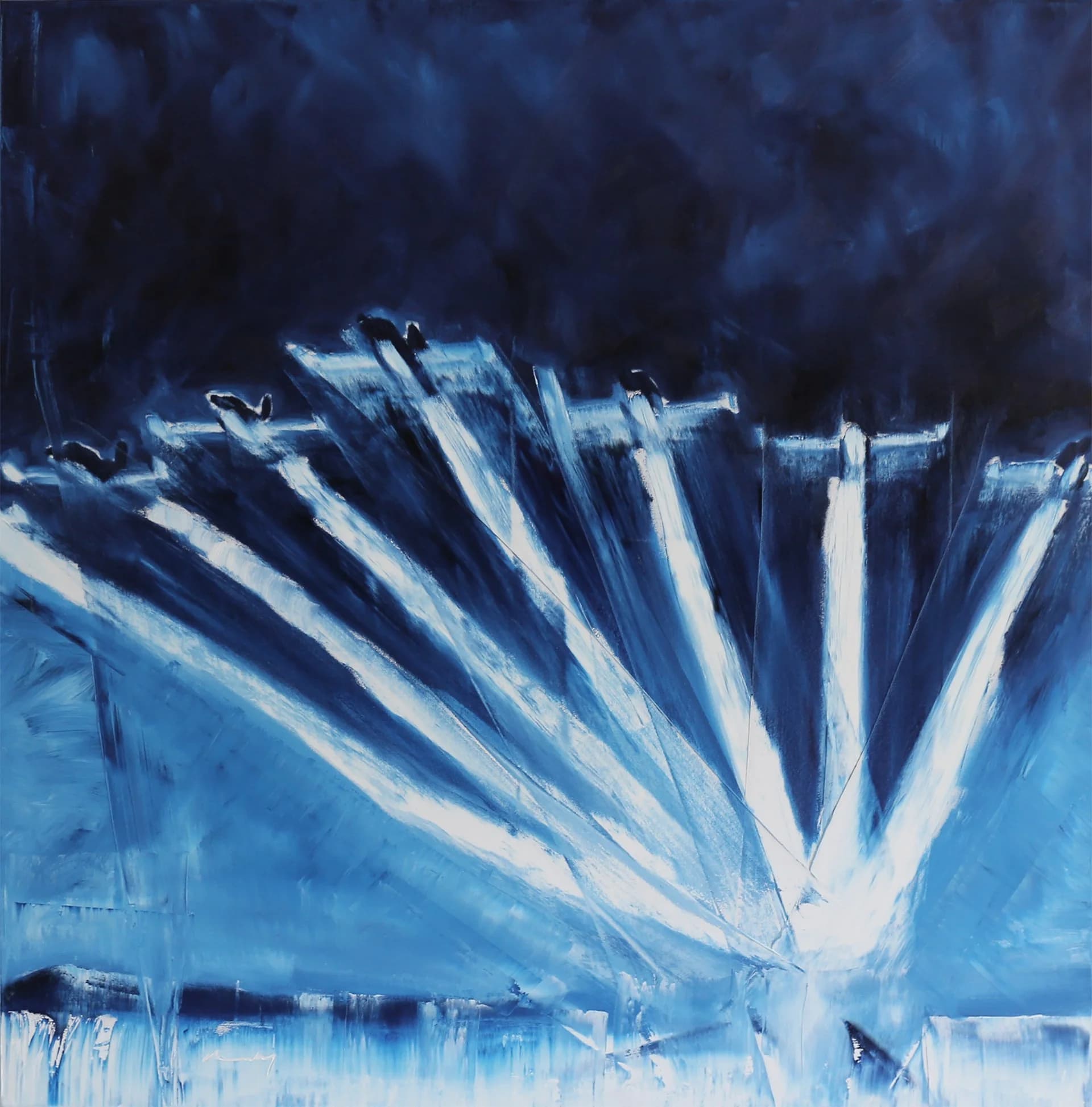 Fighter Jets and Blue Skies, from the Portraits Ii series by Conor Mccreedy