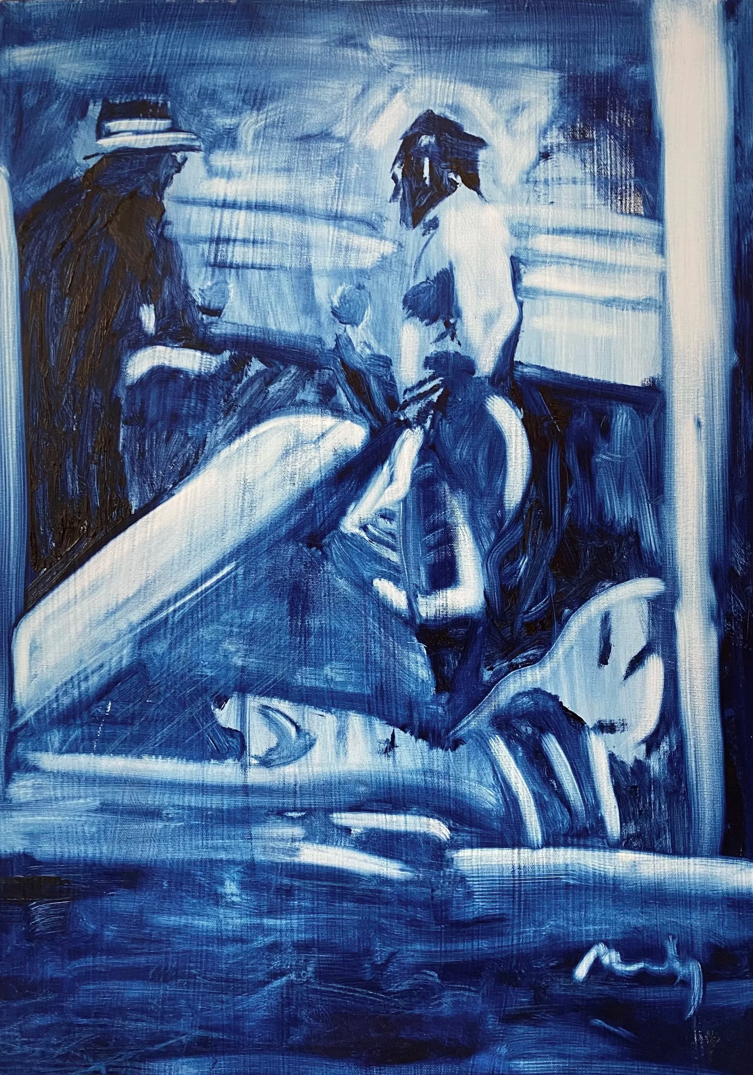 Portrait of Collector in South of France, from the Portraits Ii series by Conor Mccreedy