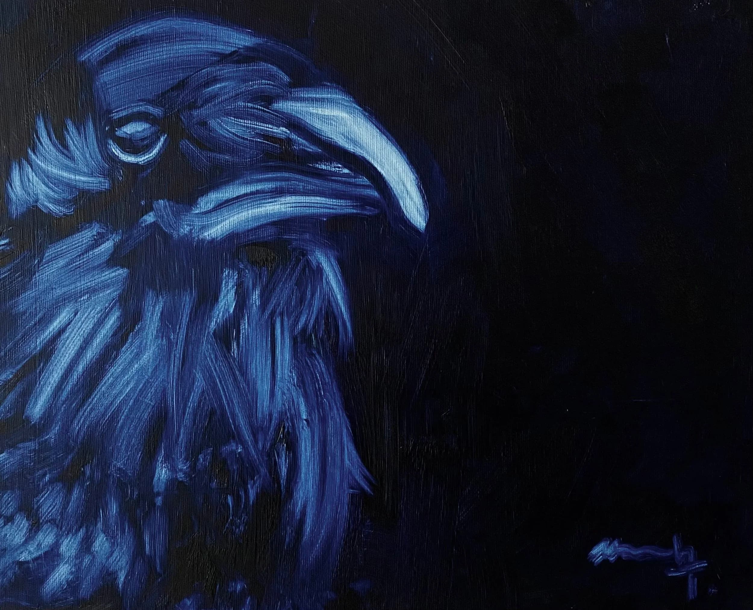 Portrait of Lindenhof Raven, from the Portraits Ii series by Conor Mccreedy