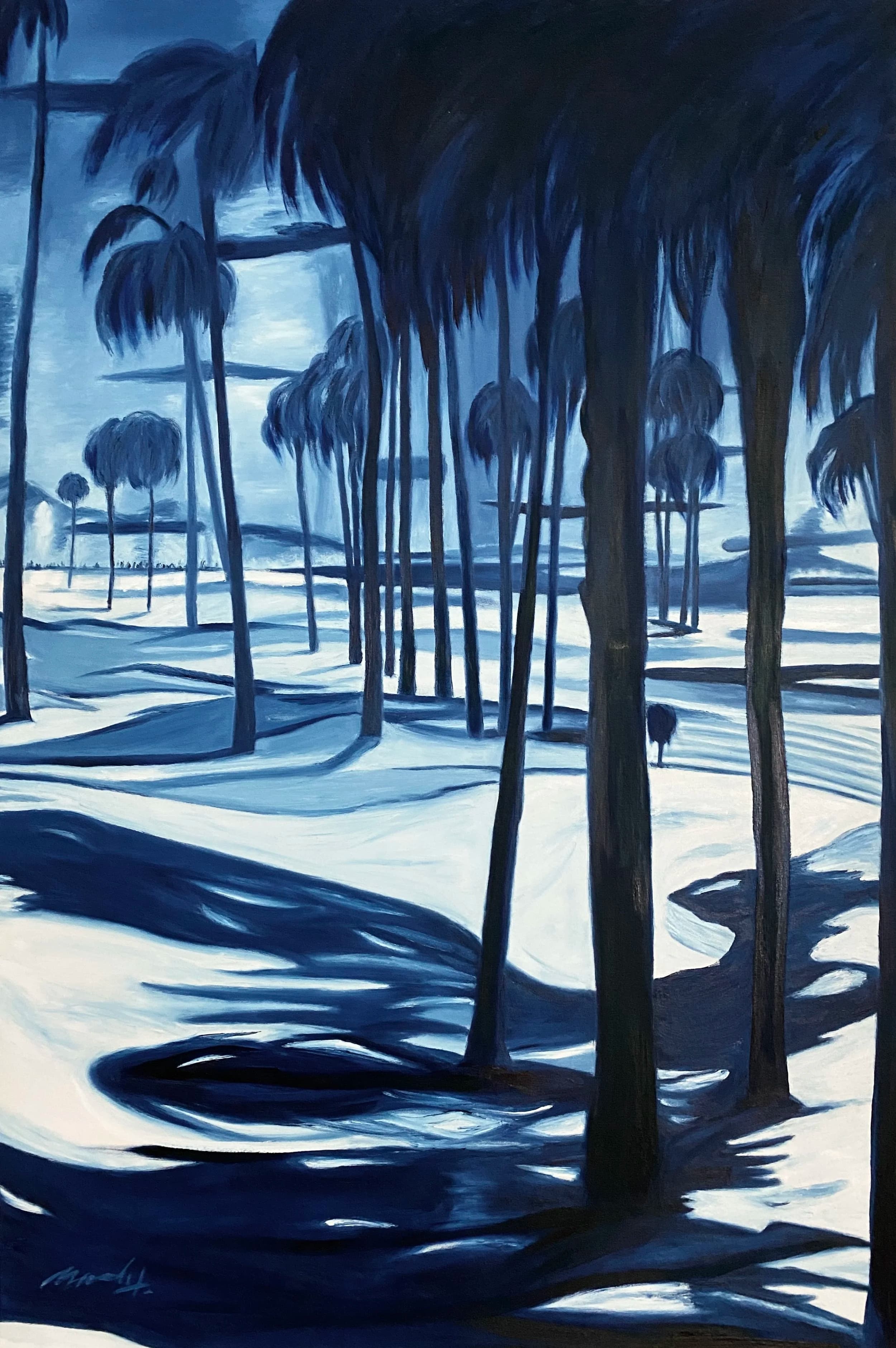 The Lost Forest Walkway, from the Snow Jungle series by Conor Mccreedy