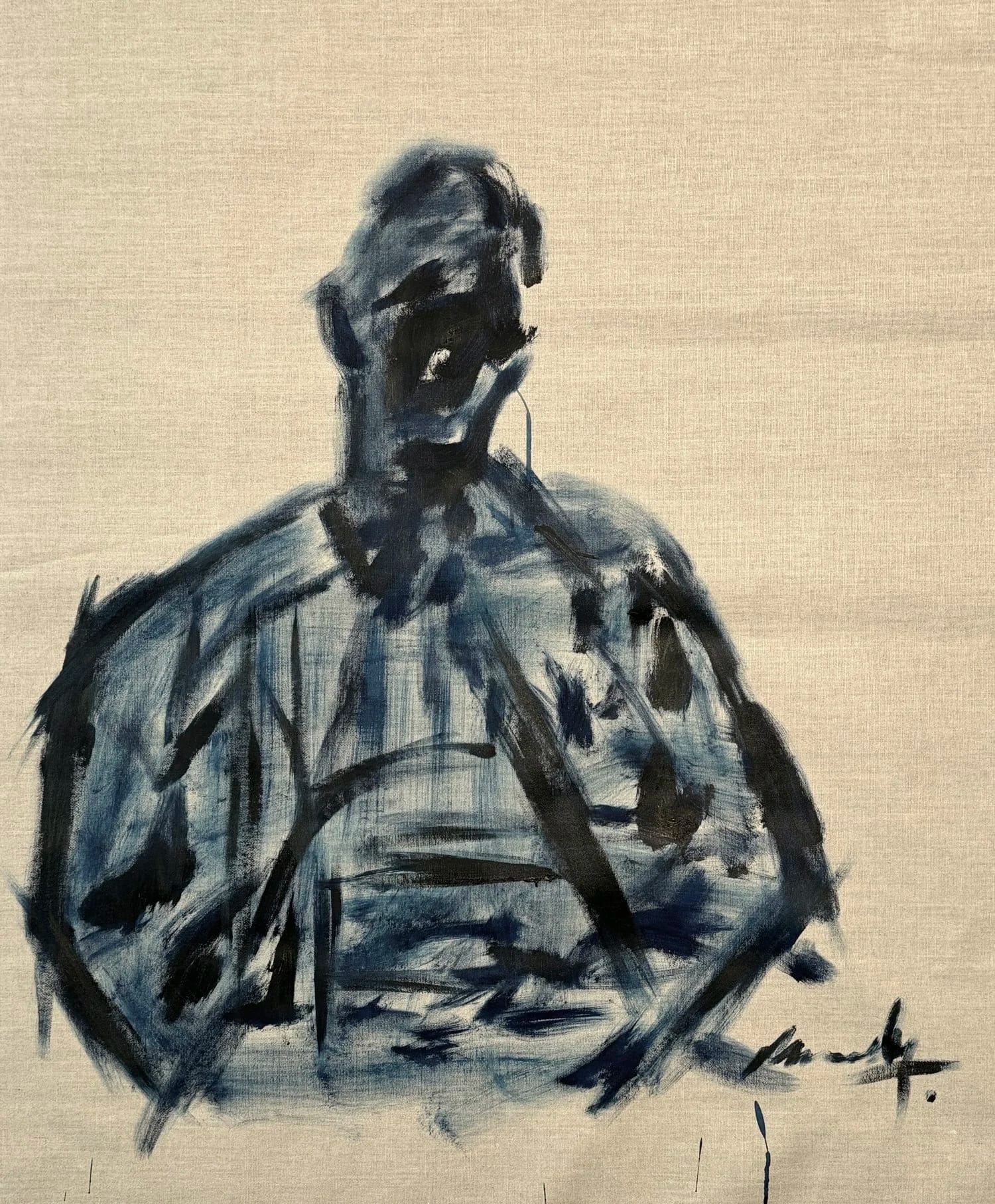 Giacometti Study, from the Portraits series by Conor Mccreedy