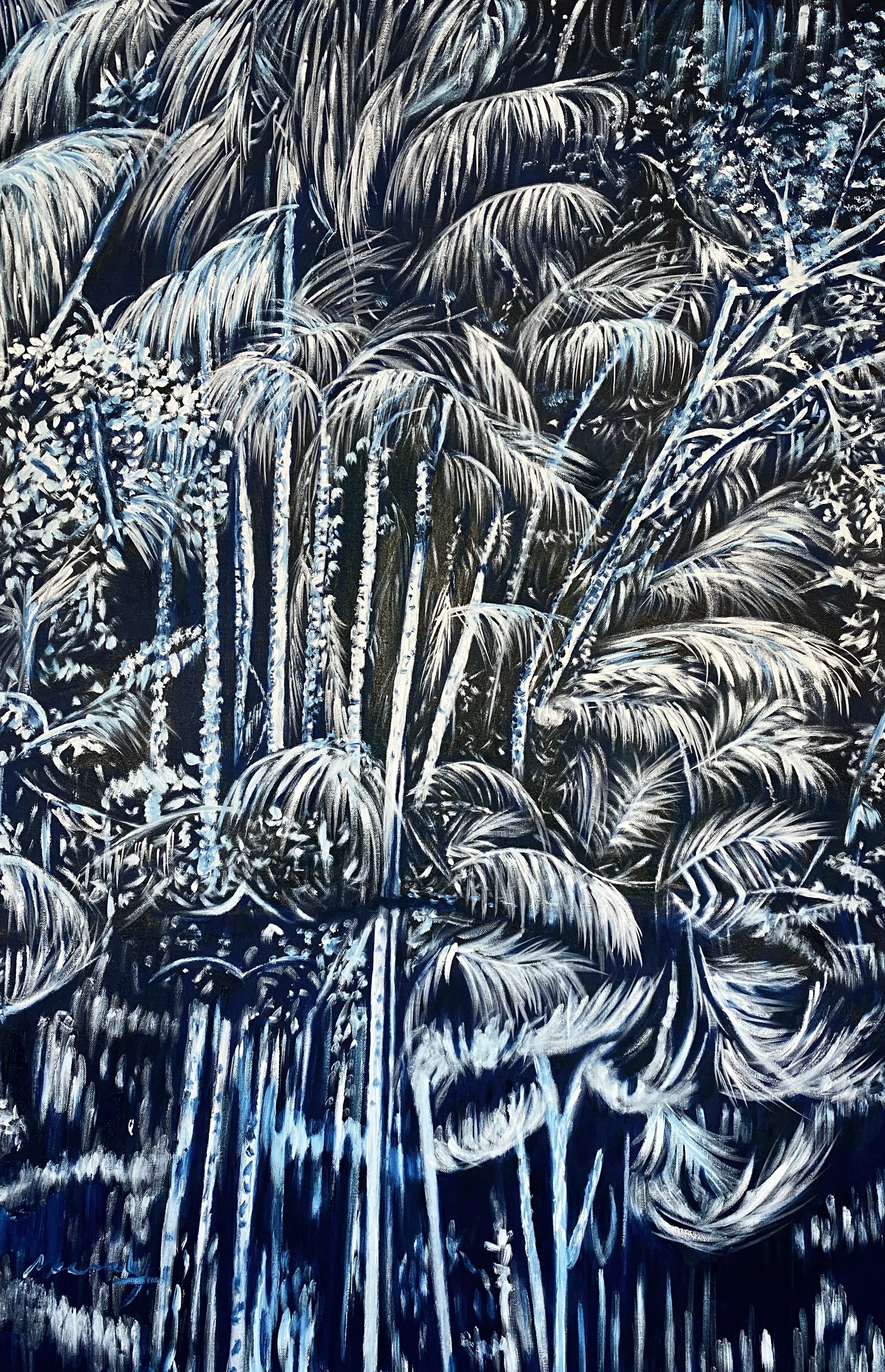 Space Moonlight Reflections 2, from the Snow Jungle series by Conor Mccreedy