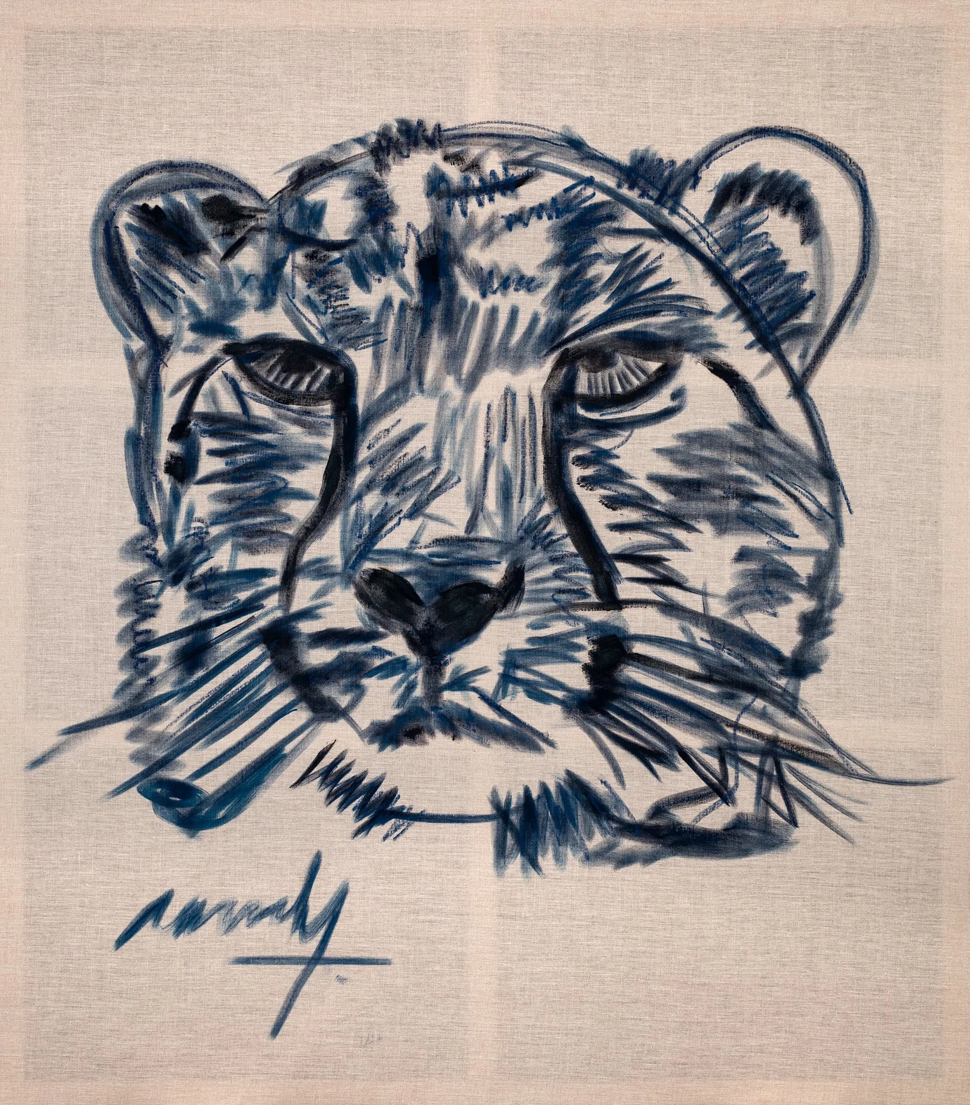 Acinonyx jubatus Portrait, from the Alter Ego Wildlife series by Conor Mccreedy