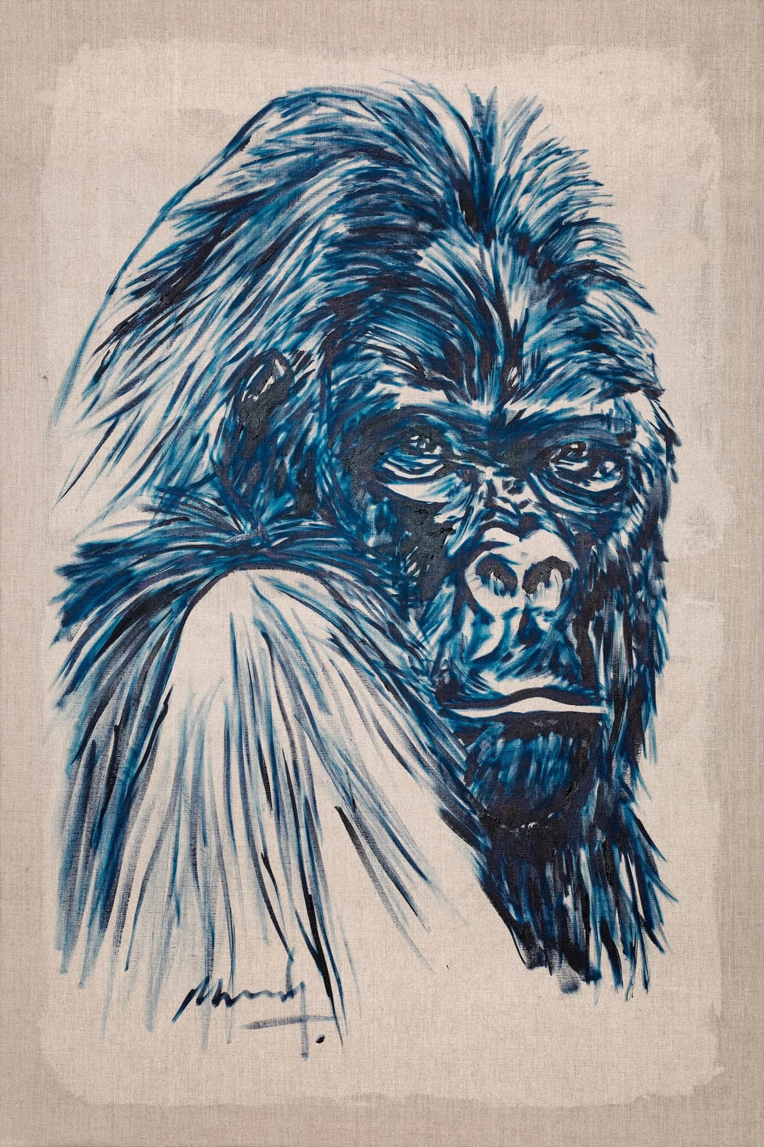 Gorillas Profile, from the Alter Ego Wildlife series by Conor Mccreedy