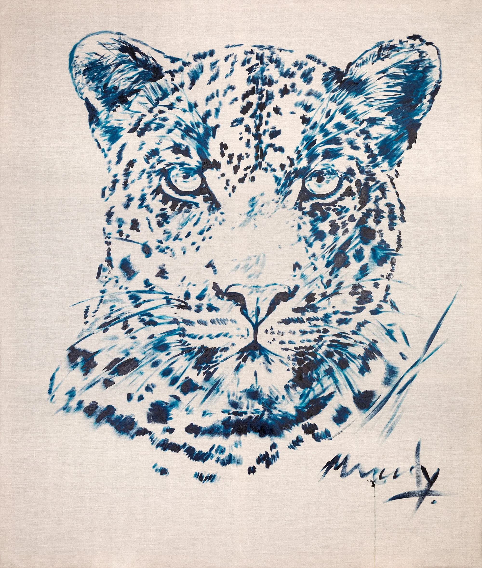 Panthera Pardus Portrait, from the Alter Ego Wildlife series by Conor Mccreedy
