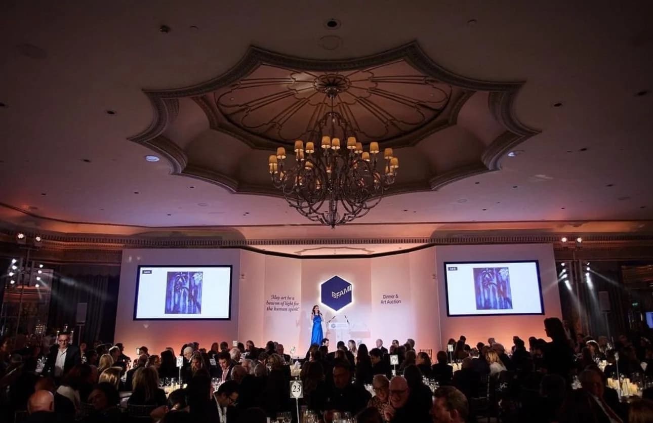 BFAMI Art Auction Dinner, The Dorchester, London — 1