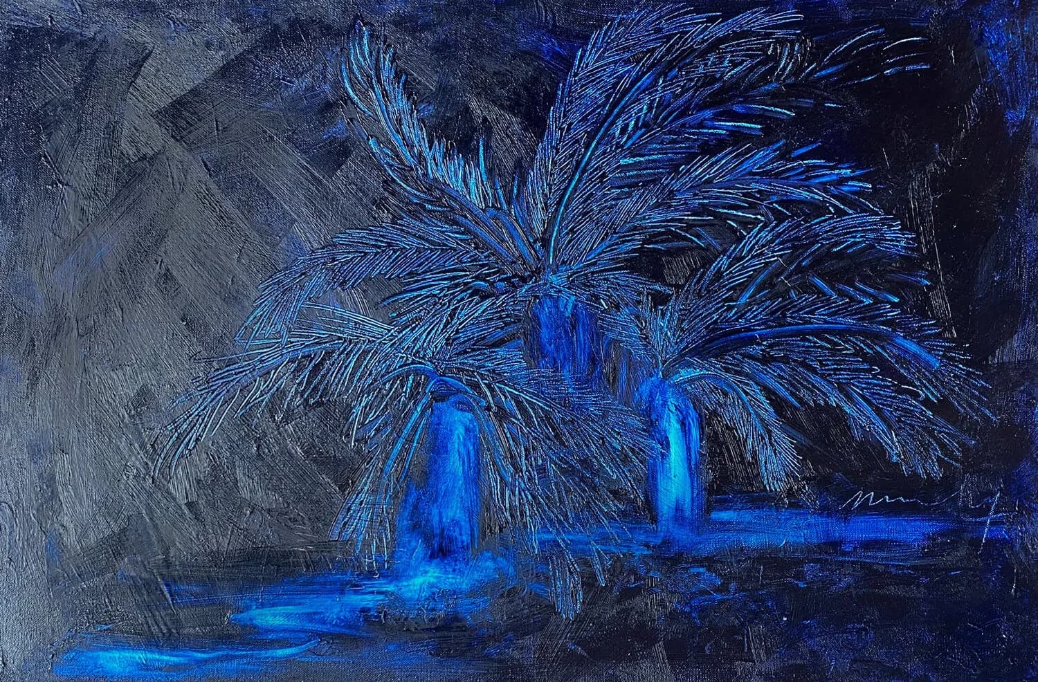Angola Cluster Palms, from the Palm Trees series by Conor Mccreedy