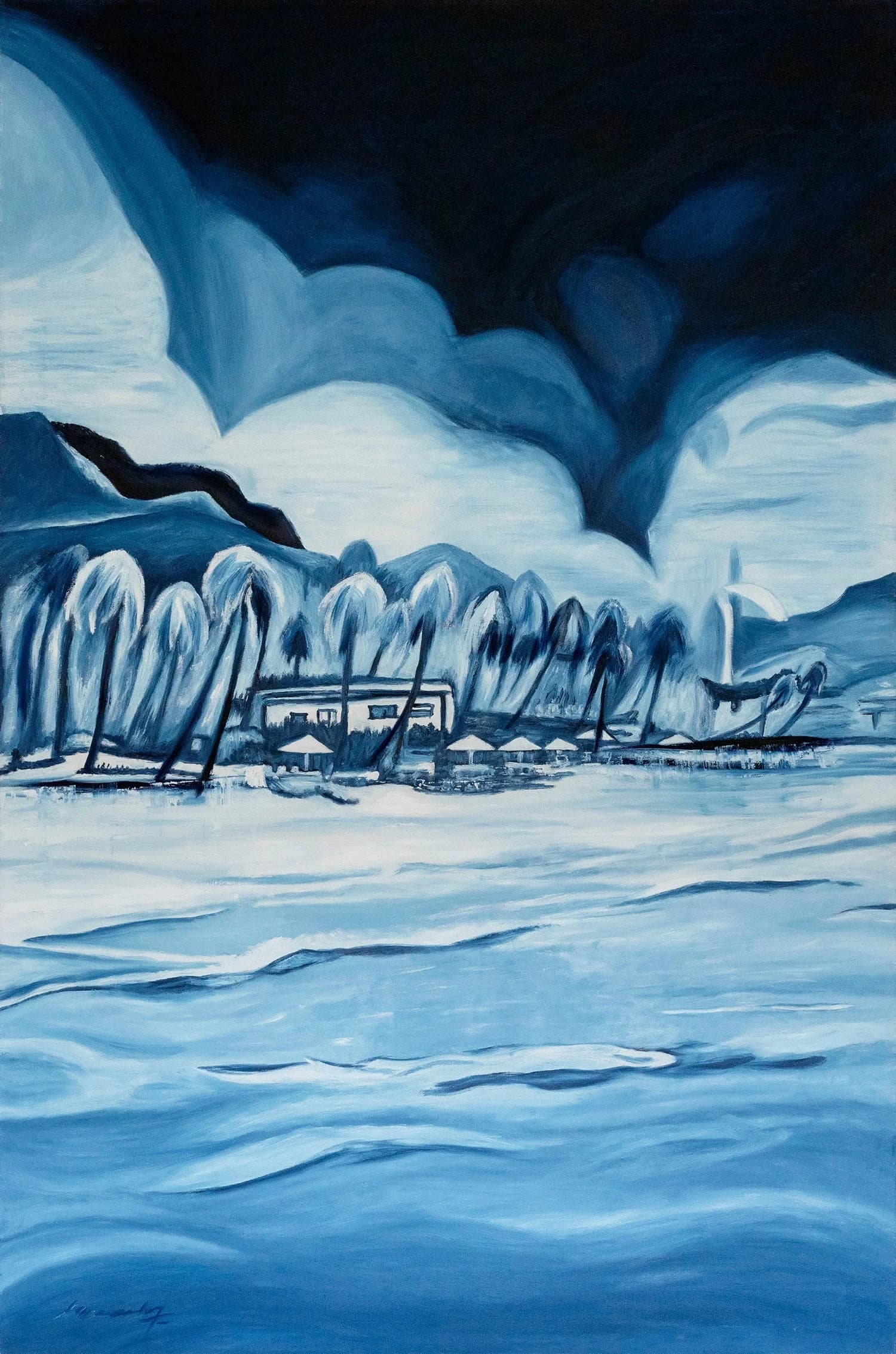 Seychelles Abandoned Beach Club, from the Palm Trees series by Conor Mccreedy