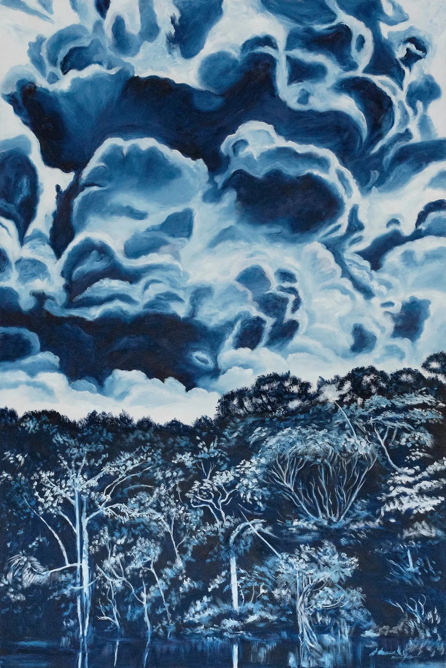 Tropical storm clouds of Africa, from the Palm Trees series by Conor Mccreedy