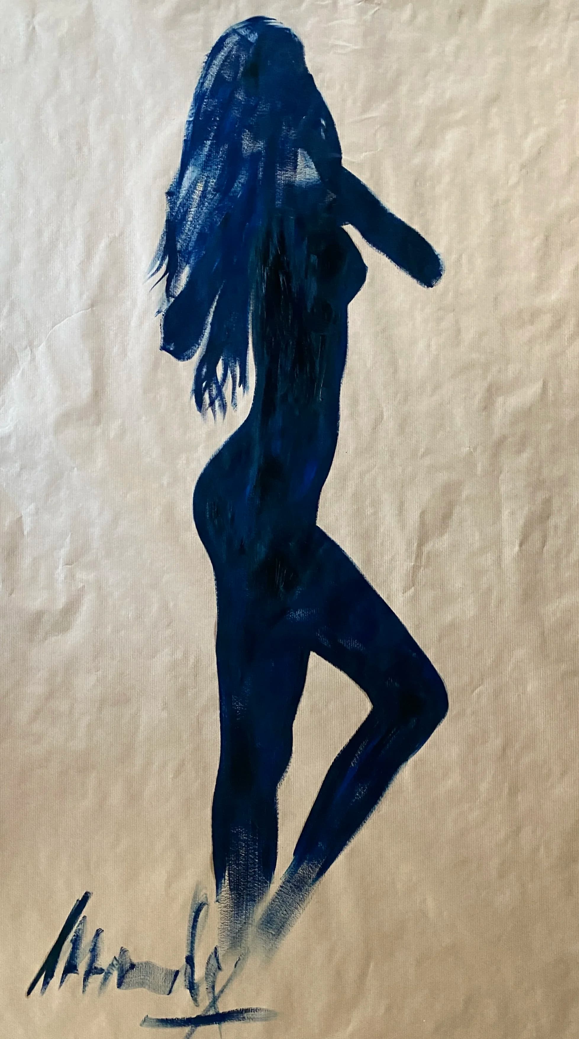 Ichelle Silhouette Study, from the Portrait Studies series by Conor Mccreedy