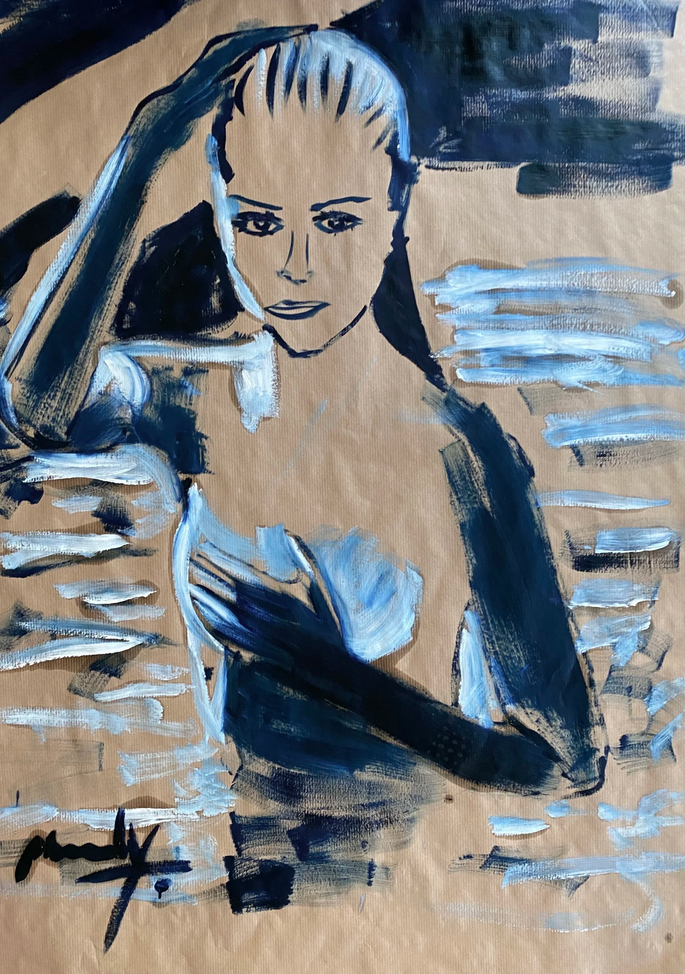 Ichelle Water Study, from the Portrait Studies series by Conor Mccreedy