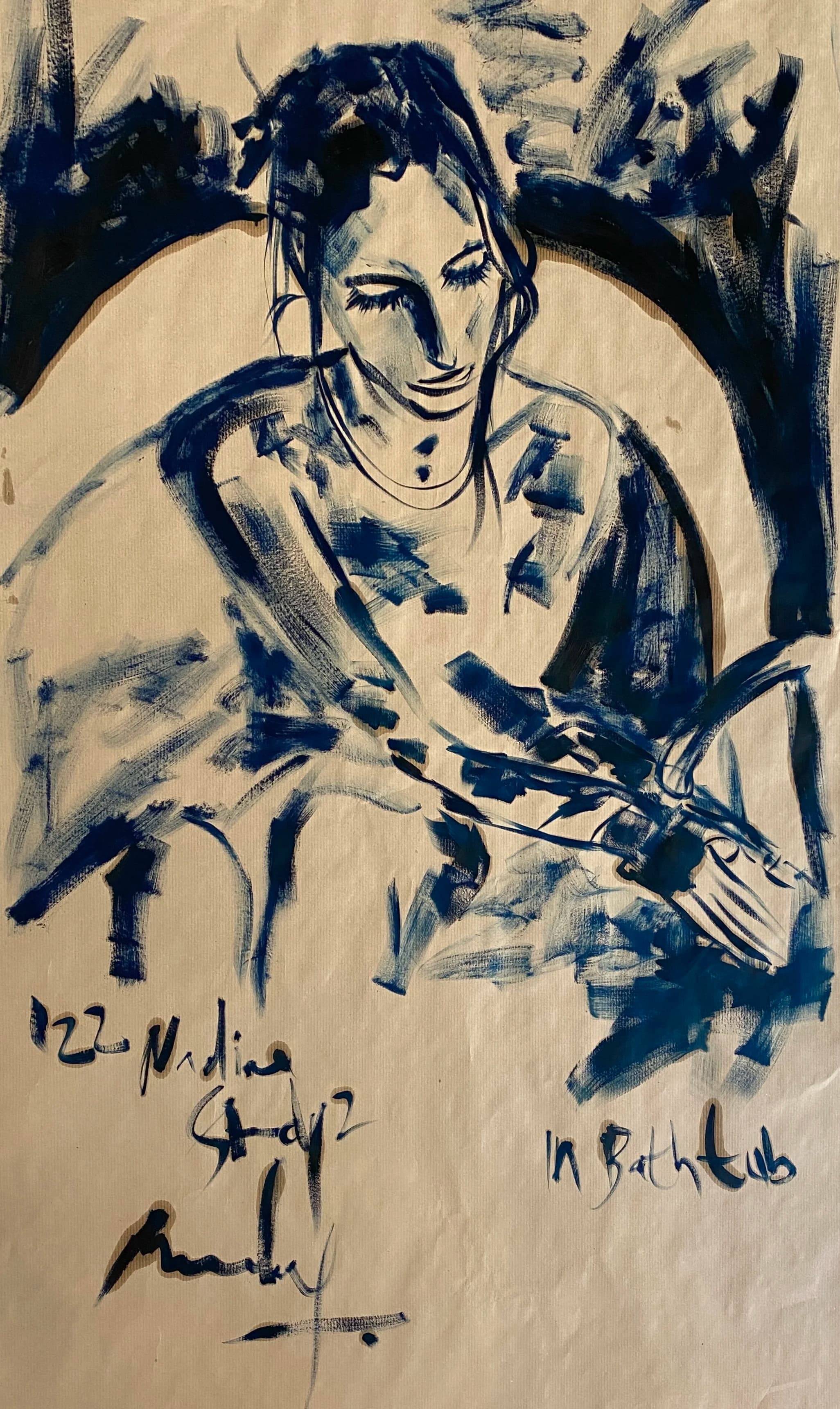 Nadine in Bath Tub Study 2, from the Portrait Studies series by Conor Mccreedy