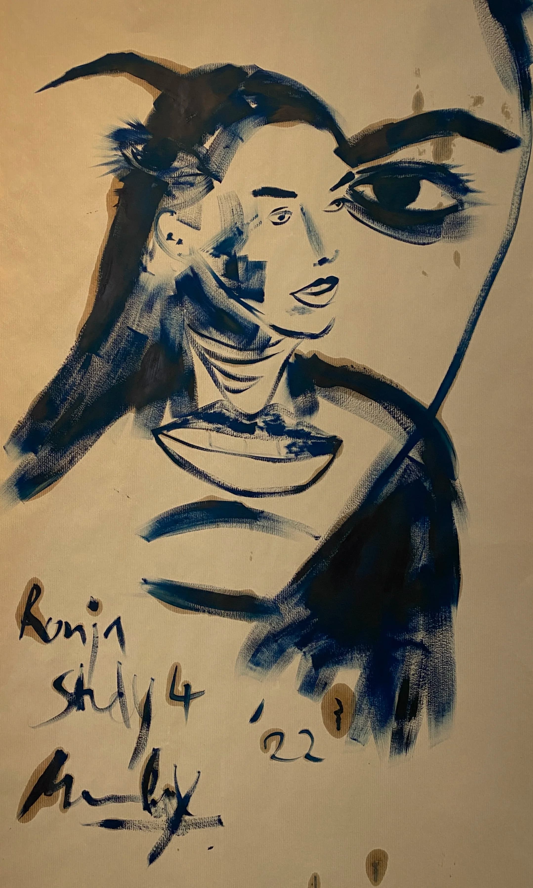 Ronja Double Portrait Study 4, from the Portrait Studies series by Conor Mccreedy