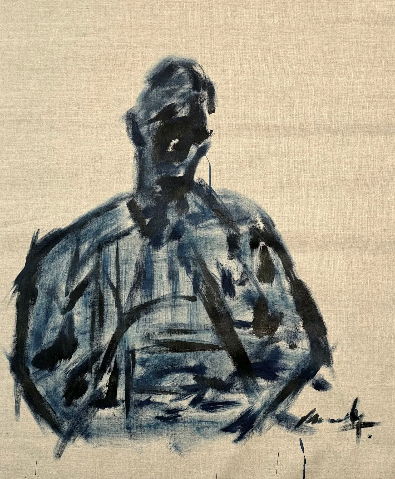 Giacometti Study, from the Portraits series by Conor Mccreedy