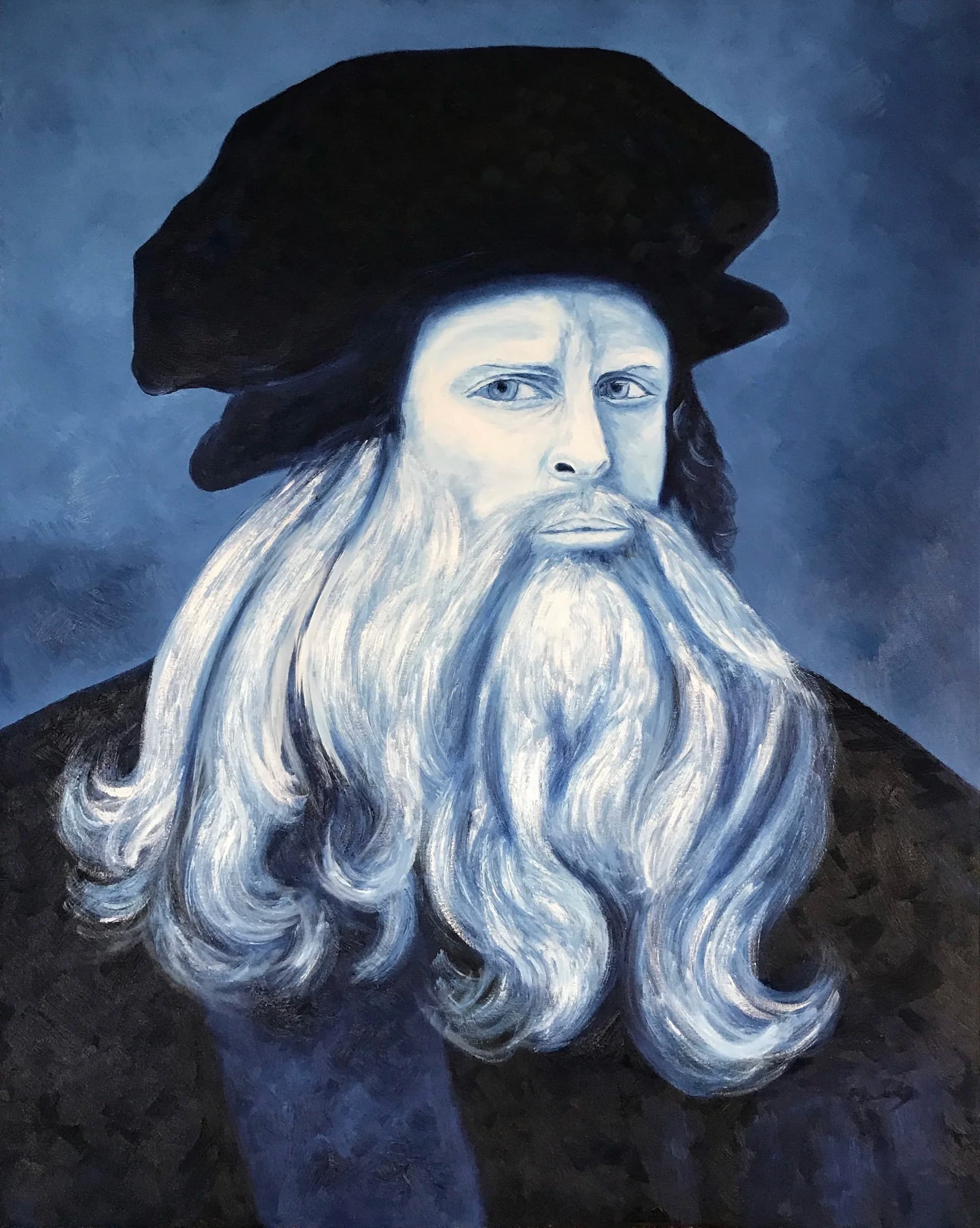 Portrait of artist as da vinci, from the Portraits II series by Conor Mccreedy