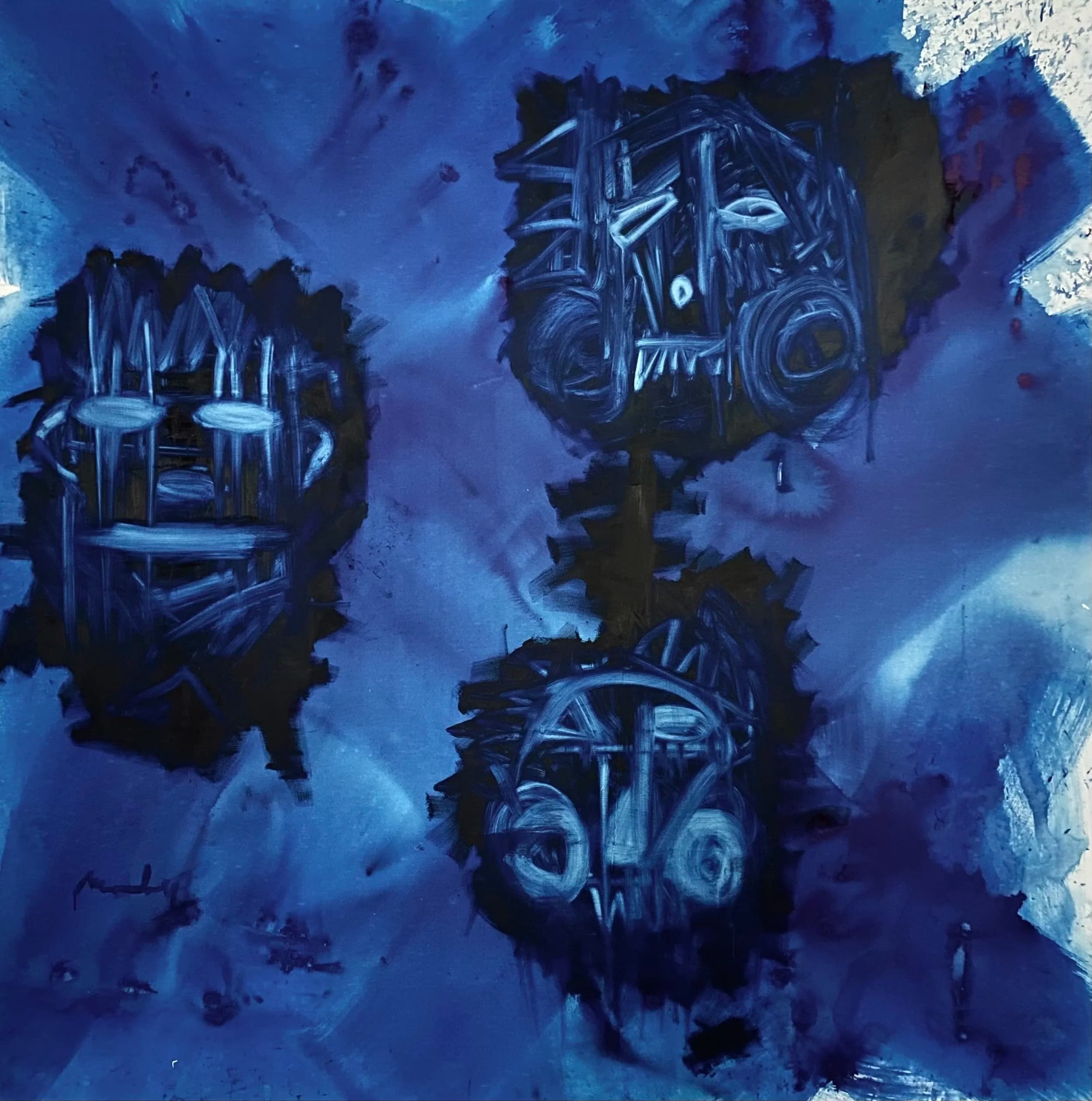 Tribal Trio Mask Portraits, from the Portraits II series by Conor Mccreedy