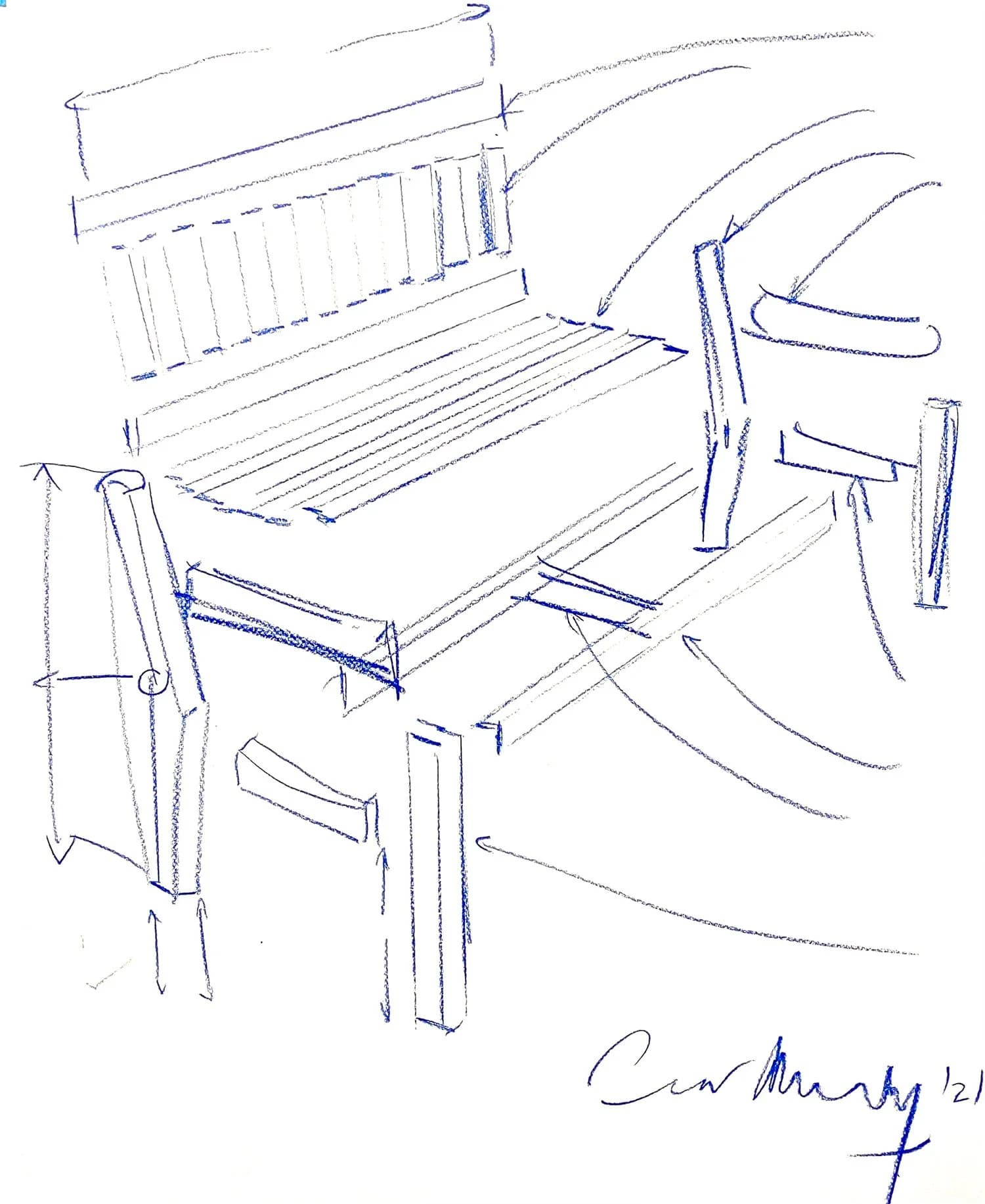 Blue Benches — image 3