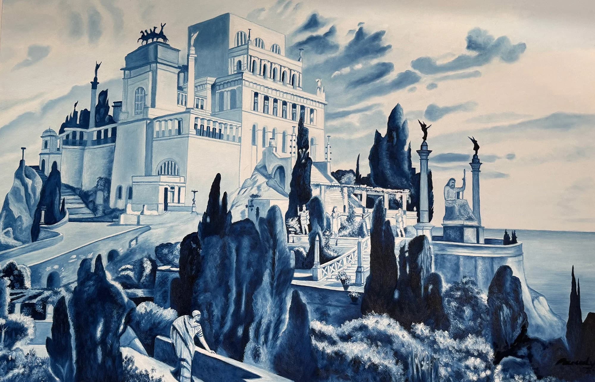 Villa Jovis, from the Roman Emperors series by Conor Mccreedy