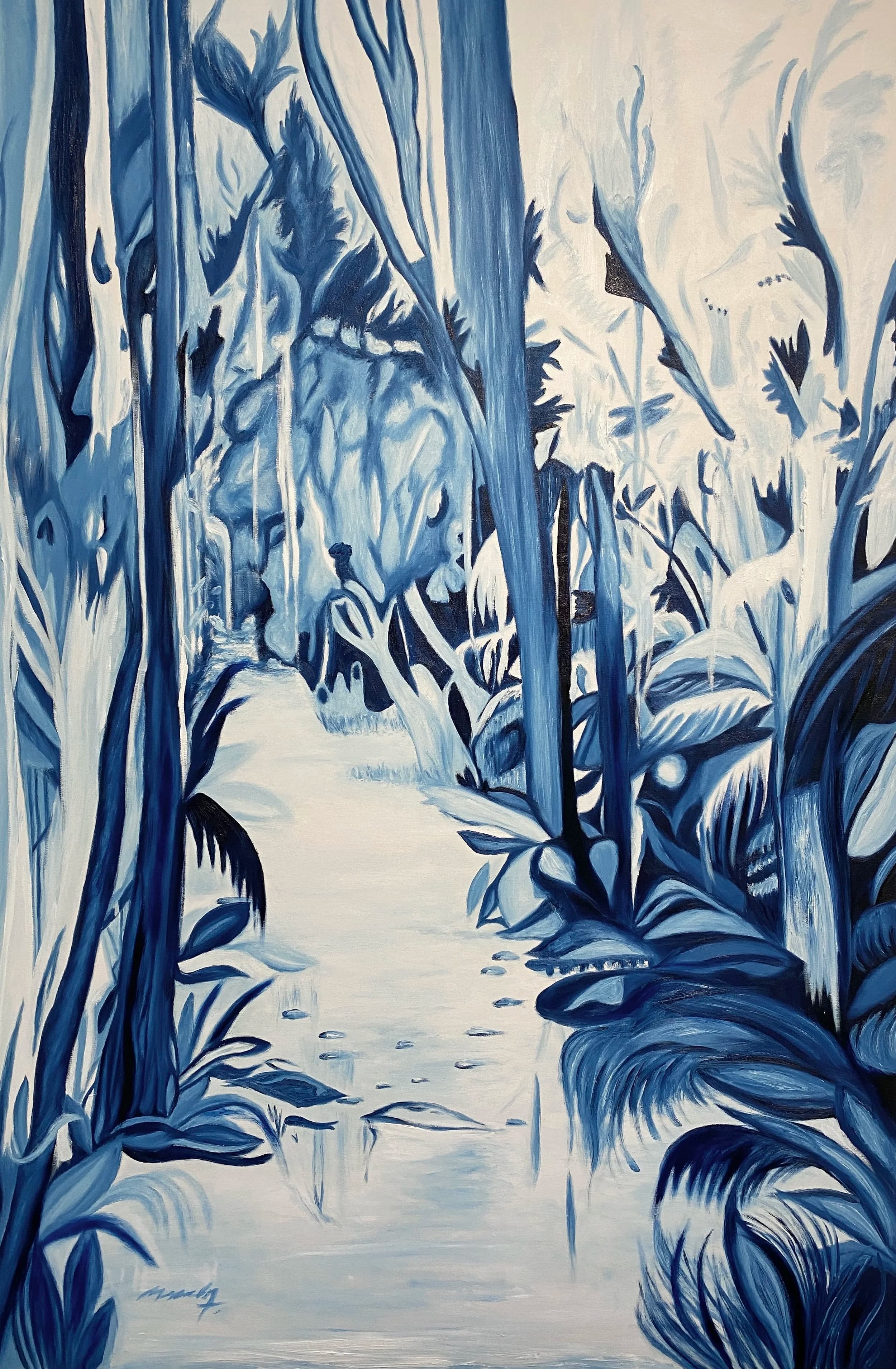 River Bed, from the Snow Jungle series by Conor Mccreedy
